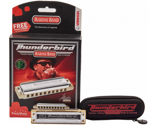 Фото HOHNER Marine Band Thunderbird D low - Губная гармоника диатоническая Хонер
