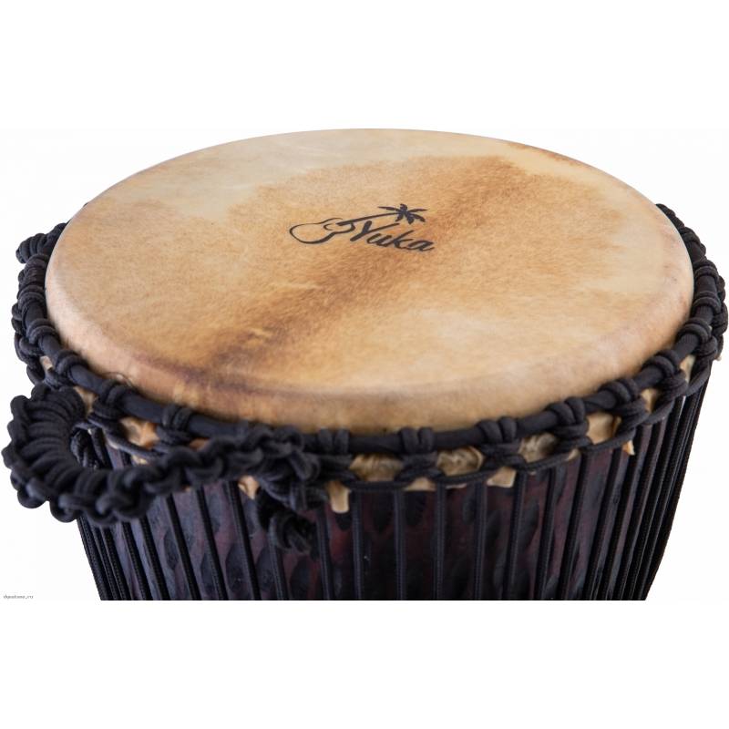 Фото YUKA DJWPRO012-24 Leopard - Джембе с верёвочной настройкой Юка