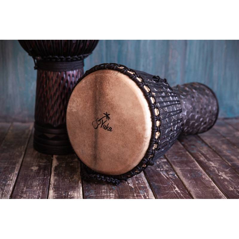 Фото YUKA DJWPRO012-24 Dragon - Джембе с верёвочной настройкой Юка