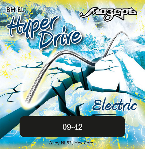 Фото Комплект струн для электрогитары Мозеръ BH-EL Hyper Drive