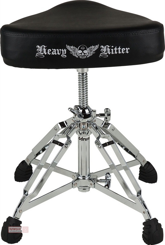 Фото DHHTMS /Cтульчик для барабанщика мото-седло(треугольный) серии Heavy Hitter, цвет - черный/DDRUM