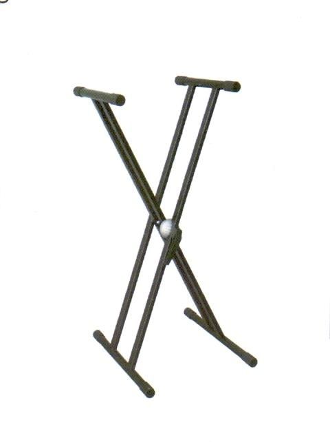 Фото NordFolk NKS-1  стойка для клавишн. инструм, двойная рама, h 170-970 мм, узел зажим, сталь, черн