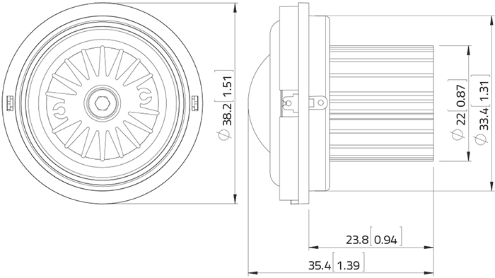Фото Драйвер ВЧ Lavoce TN100.70 20 Вт, 8 Ом