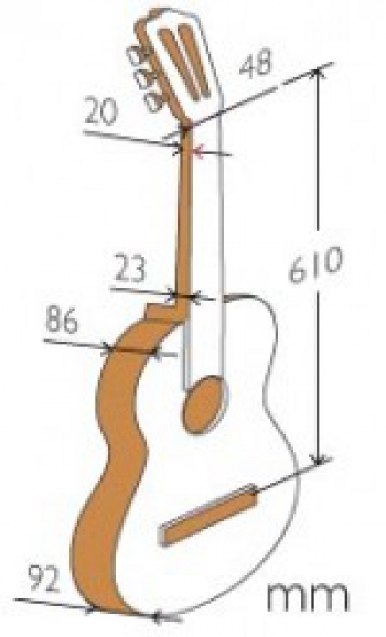 Фото Гитара классическая ALHAMBRA 1C Cadete 3/4