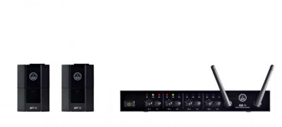 Фото AKG DMS70 Q Instrumental Set Dual - цифровая радиосистема с 2мя поясным передатчиками, возможность расширения до 4х передатчиков