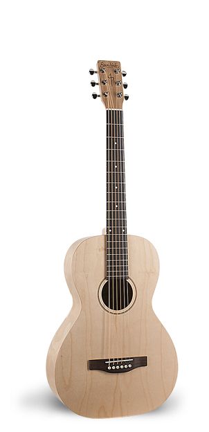 Фото Simon & Patrick TREK PARLOR SPRUCE ISYST Natural SG+Кейс  электроакустическая гитара Parlor