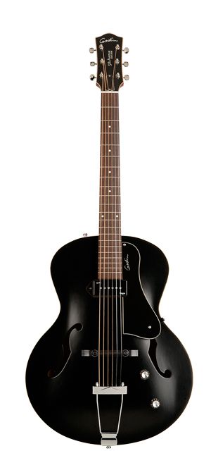 Фото Godin 5TH AVENUE KINGPIN P90 Black+Кейс  полуакустическая гитара