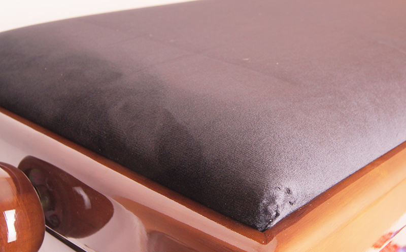 Фото HY-PJ018B-DW Банкетка, темный орех/черный, Rin