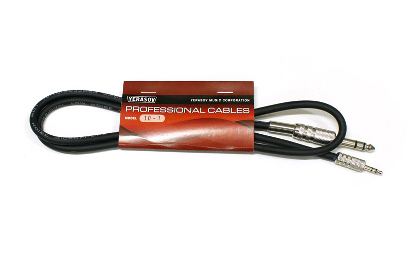 Фото Кабель акустический Yerasov 10-3m, 3м, 6.3-3.5мм 