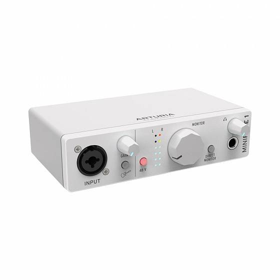 Фото Аудиоинтерфейс Arturia MiniFuse 1 White