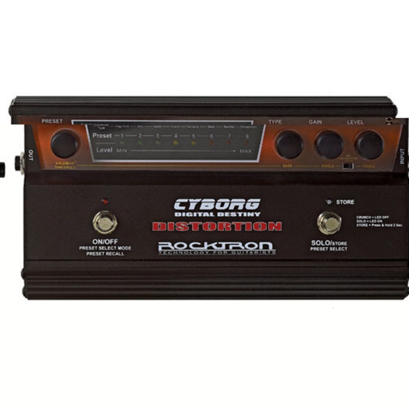 Фото ROCKTRON CYBORG DISTORTION Цифровая гит. педаль эффектов DISTORTION
