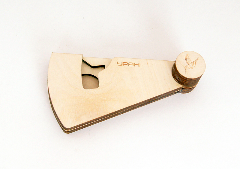 Фото Мастерская Глазырина HV6 Чехол деревянный для варгана Уран