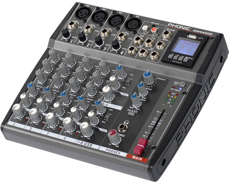 Фото Микшерный пульт Phonic AM 440 DP
