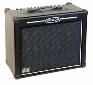 Фото KUSTOM HV65(T) гитарный комбо с ламповым преампом, 65Вт. , 12"Celestion, 3+3канала, проц. эффектов