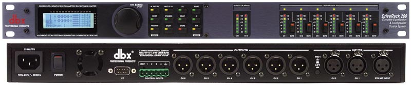 Фото DBX DriveRack 260 системмный контроллер 2 входа/ 6 выходов