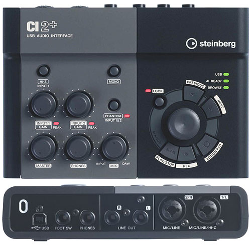 Фото Steinberg CI2+ Pro Kit аудио интерфейс CI2 с программным обеспечением