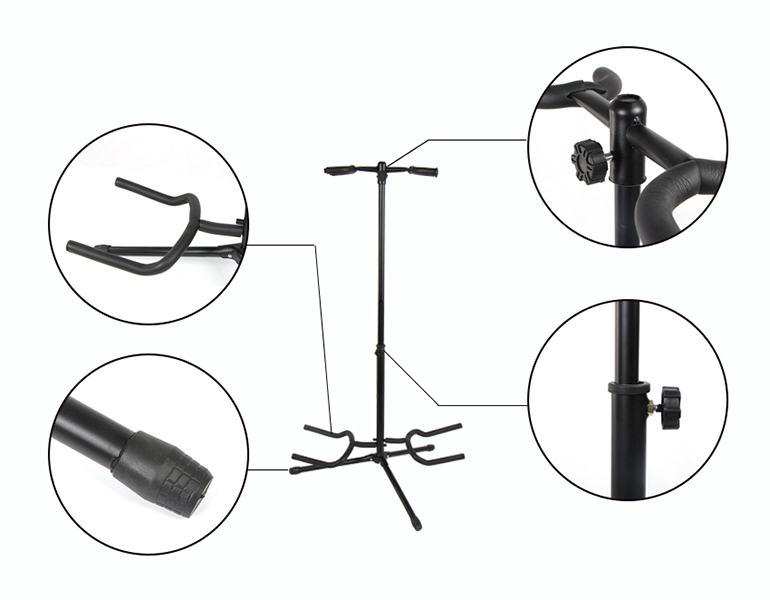 Фото Напольная стойка для двух гитар Foix J-32, складная
