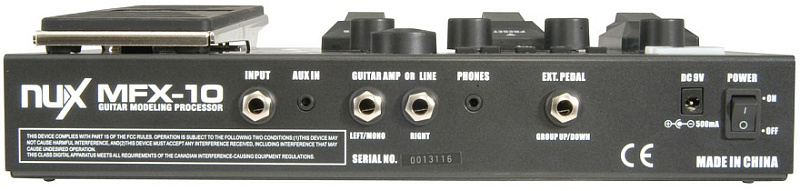 Фото Гитарный процессор Cherub NUX-MFX-10