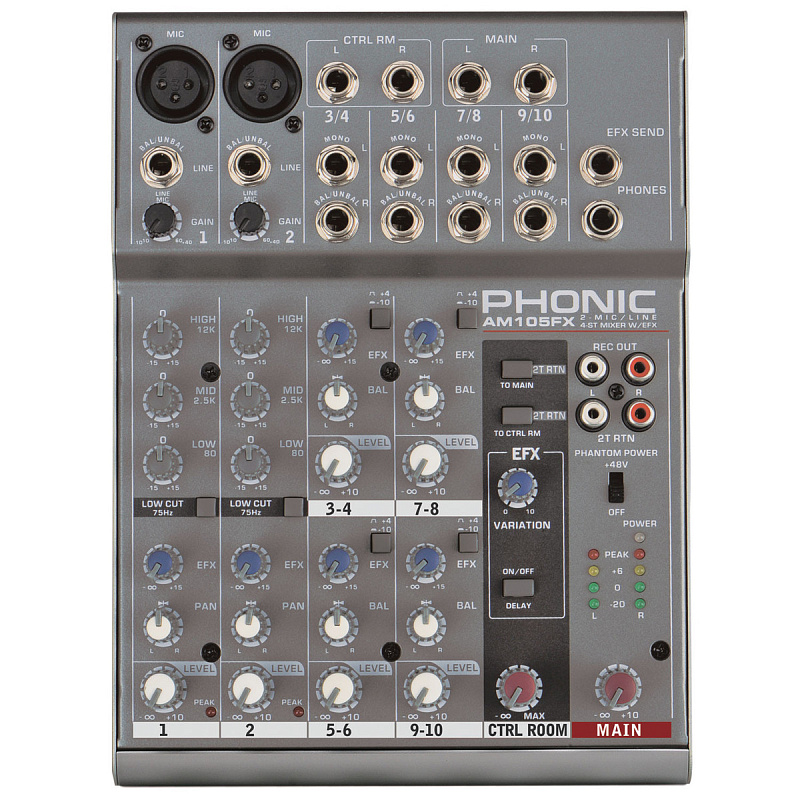 Фото Микшерный пульт Phonic AM 105 Fx
