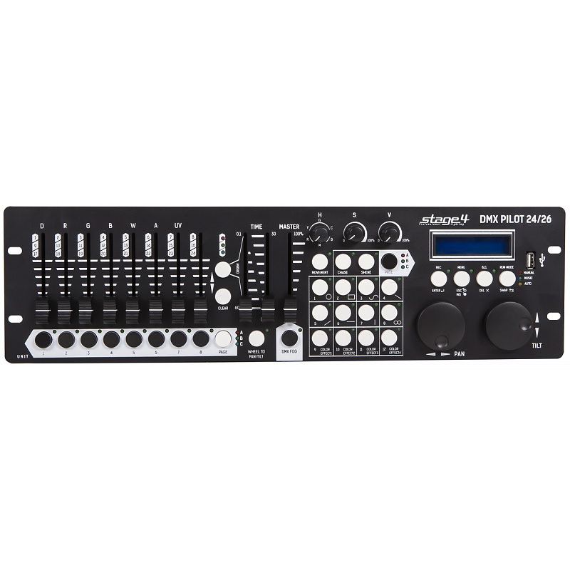Фото Контроллер для управления светом STAGE 4 DMX PILOT 24/26
