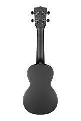 WATERMAN by KALA KA-SWB-BK Matte Black Sorpano Ukulele
