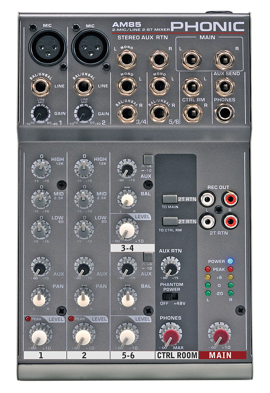 Фото Микшерный пульт Phonic AM 85