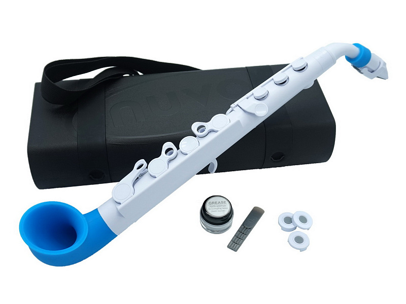 NUVO jSax (White/Blue) в магазине Music-Hummer