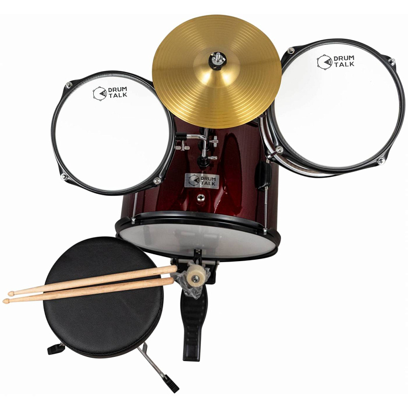 Фото Ударная установка акустическая уменьшенная DRUM TALK DSJ3-34WR