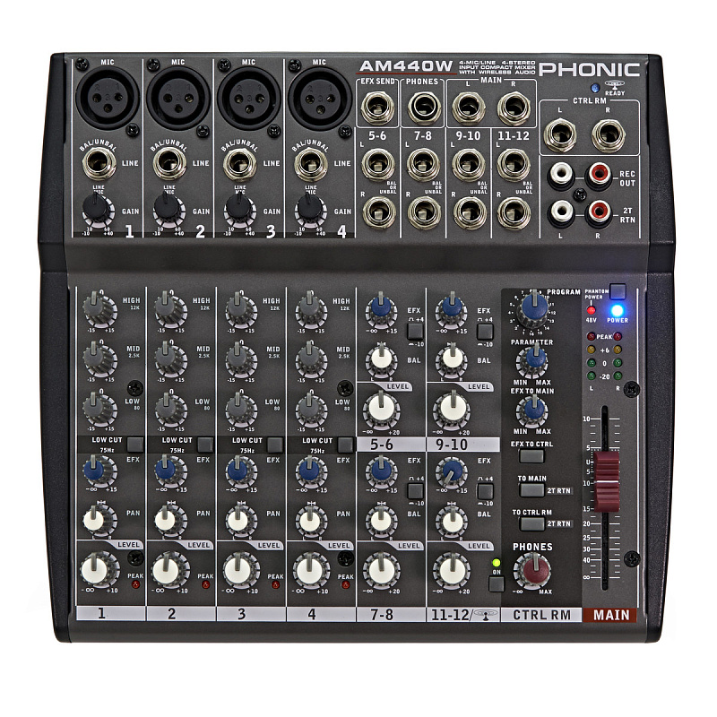 Фото Микшерный пульт Phonic AM 440 W