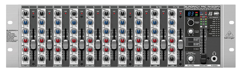 Фото Микшер 12-ти канальный BEHRINGER RX1202FX V2