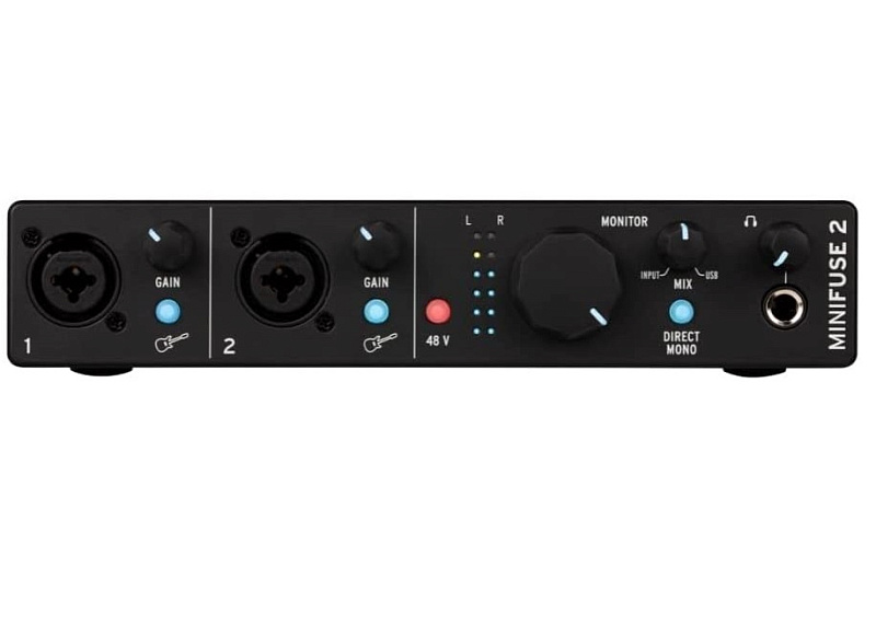 Фото Аудиоинтерфейс Arturia MiniFuse 2 Black