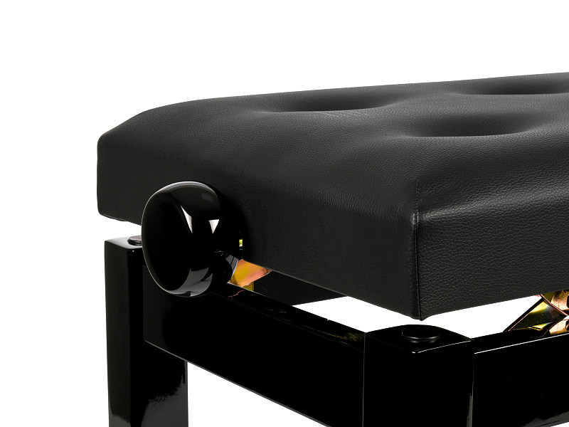 Фото HY-PJ014-GLOSS-BLACK Банкетка, черная, Rin