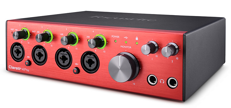 Фото Интерфейс FOCUSRITE Clarett+ 4Pre
