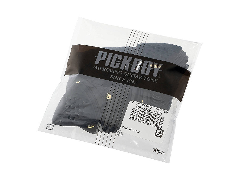 Фото Медиаторы Pickboy GP-46BL/100 Celluloid Pos-A-Grip