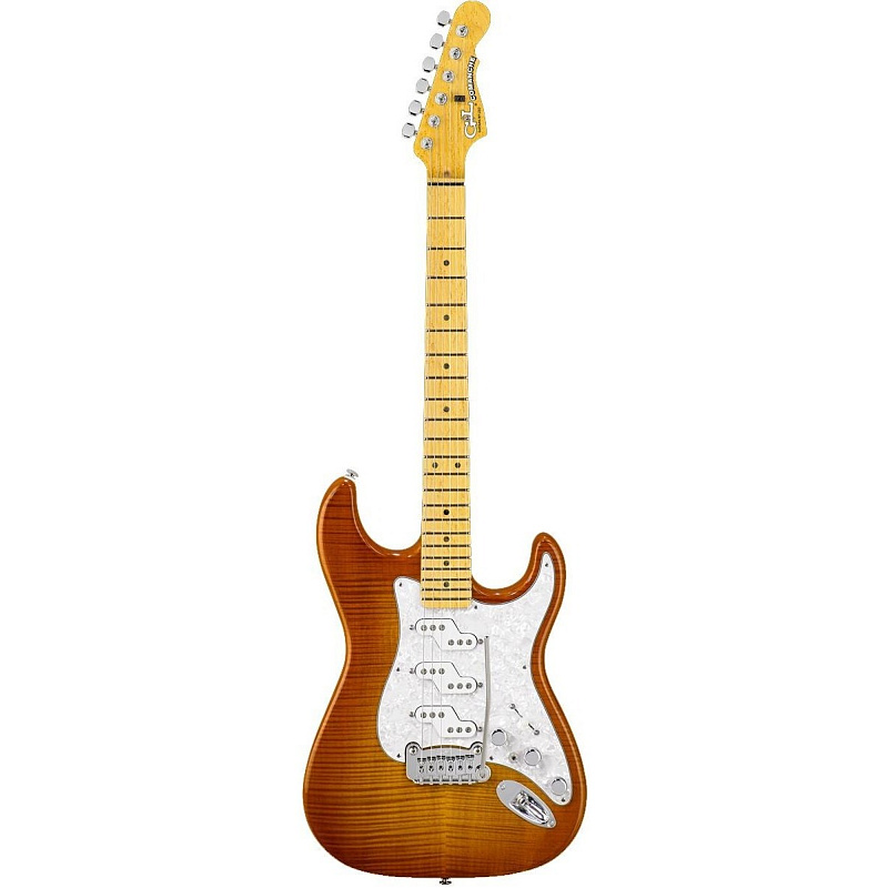 Фото Электрогитара G&L Comanche Honeyburst MP, с кейсом