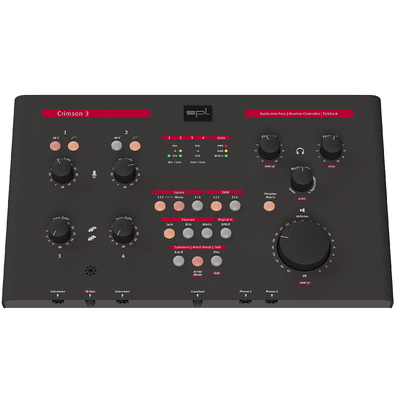 Фото USB интерфейс и мониторный контроллер SPL Crimson 3 Black