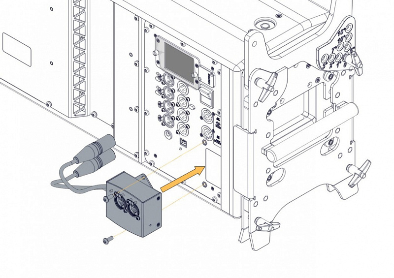 Фото 2-канальный интерфейс Dante AES/EBU K-ARRAY K-DANTE