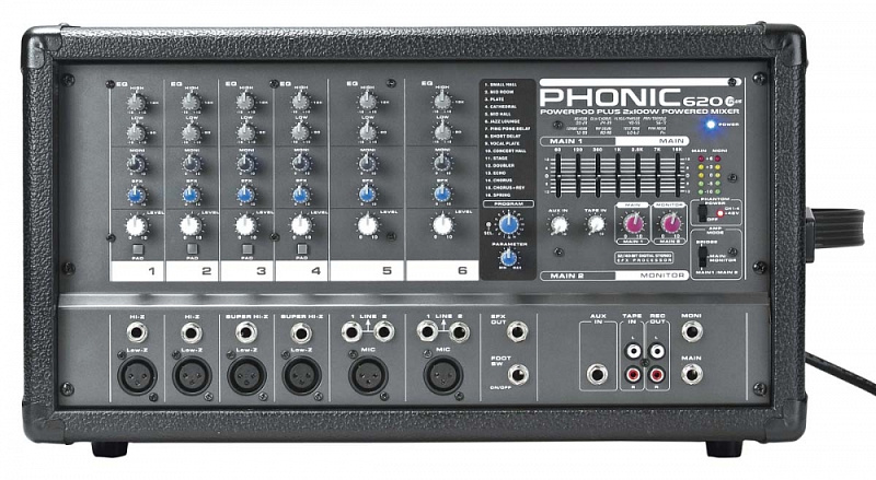 Фото Активный микшерный пульт Phonic Powerpod 620 Plus T1