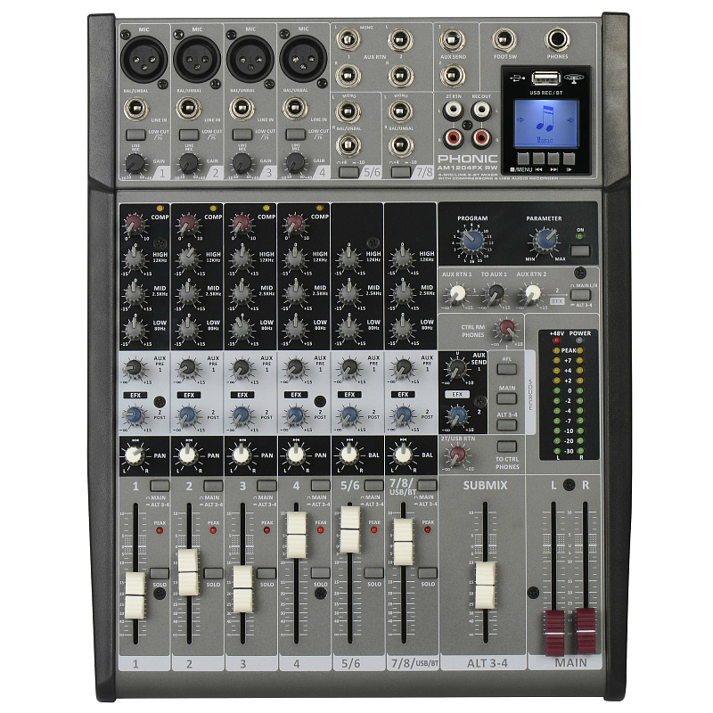 Фото Микшерный пульт Phonic AM1204FX RW
