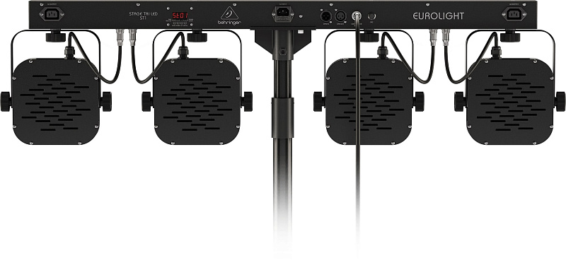 Фото Трипод с 4 парами 7 х 3 Вт Behringer STAGE TRI LED BUNDLE ST1