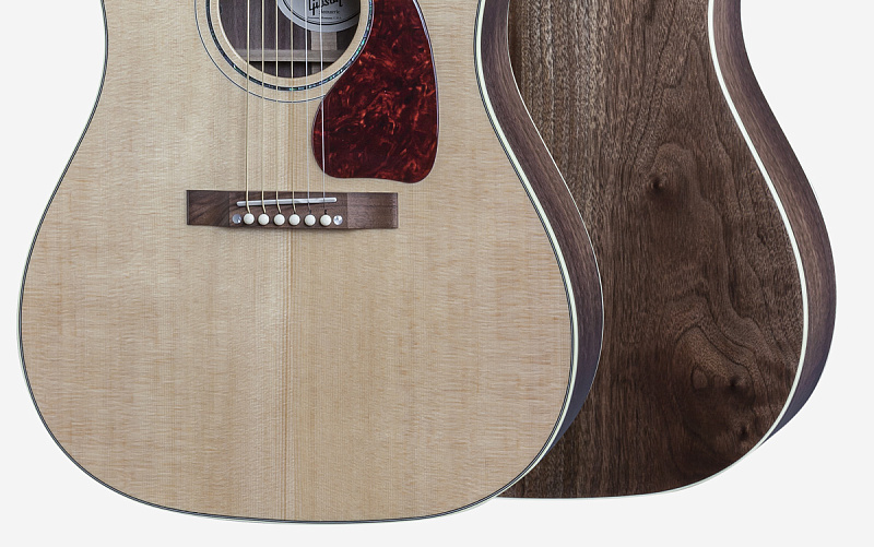 Фото GIBSON J-15 ANTIQUE NATURAL электроакустическая гитара, цвет натуральный