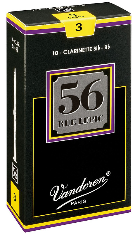 Фото Vandoren CR5035 трости для кларнета Bb, "56 rue Lepic", №3.5, (упаковка 10 шт. )
