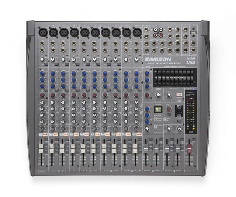 Фото Samson L1200 Микшерный пульт