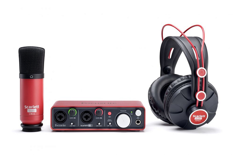Фото Комплект для звукозаписи FOCUSRITE Scarlett Studio