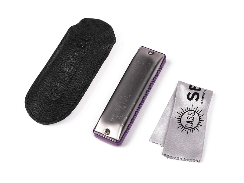 Фото Губная гармошка Seydel Sohne 10301F-S Session Steel Summer Edition F