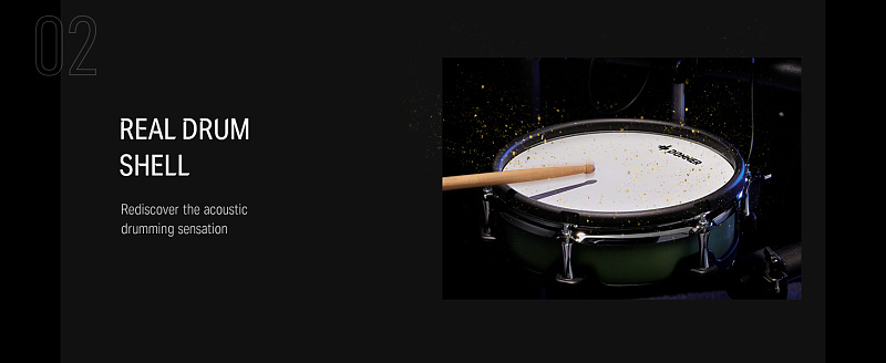Фото Электронная ударная установка DONNER DED-500 Professional Digital Drum Kits