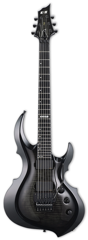 Фото Электрогитара ESP E-II FRXFMSTBLKSB