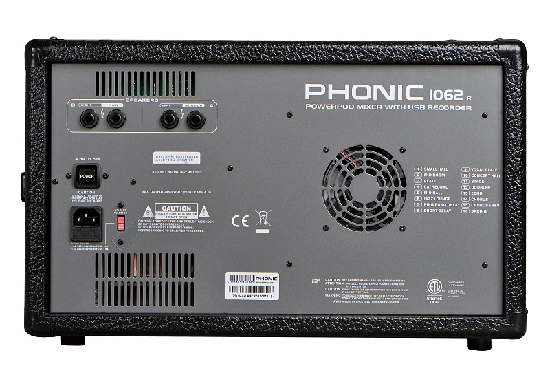 Фото Активный микшерный пульт Phonic Powerpod 1062R