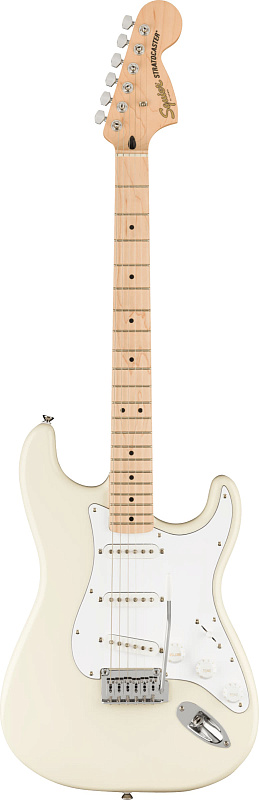 Фото FENDER SQUIER Affinity 2021 Stratocaster MN Olympic White