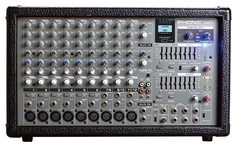 Фото Активный микшерный пульт Phonic Powerpod 1062R